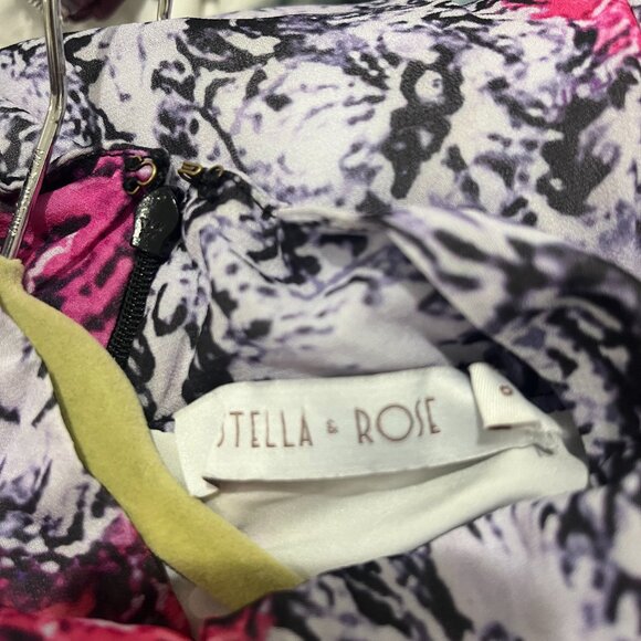 Beautiful pink and purple floral midi dress from Fame. - Picture 2 of 3